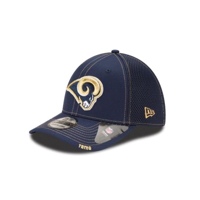 Los Angeles Rams Gorra | New Era NFL Neo 39thirty Stretch Fit Cap Mexico - Azules